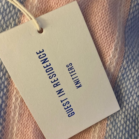 Guest in Residence Baja Everywear Cashmere Cardigan NWT Powder Pink Combo - Picture 10 of 16